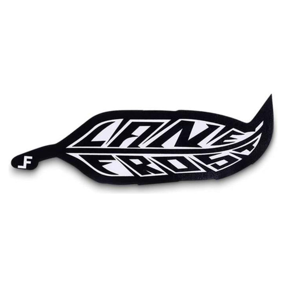 Lane Frost Lane Frist Feather Sticker-Black-LFBSTK15