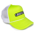 JD Productions Steiger Logo Hat, Neon Green Foam