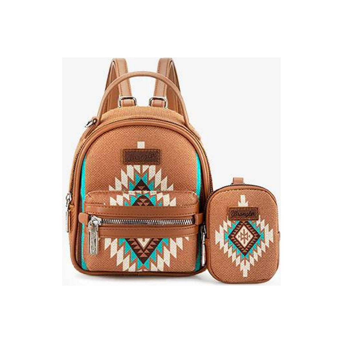 Montana West Wrangler Kintted Mini Backpack With Coin Pouch-WG174-8601BR