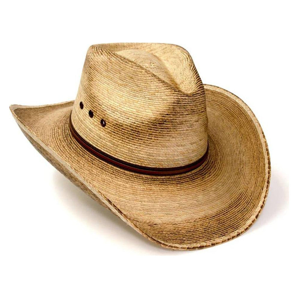 Western Express Palm Straw Front Pinch Hat-PAL-09