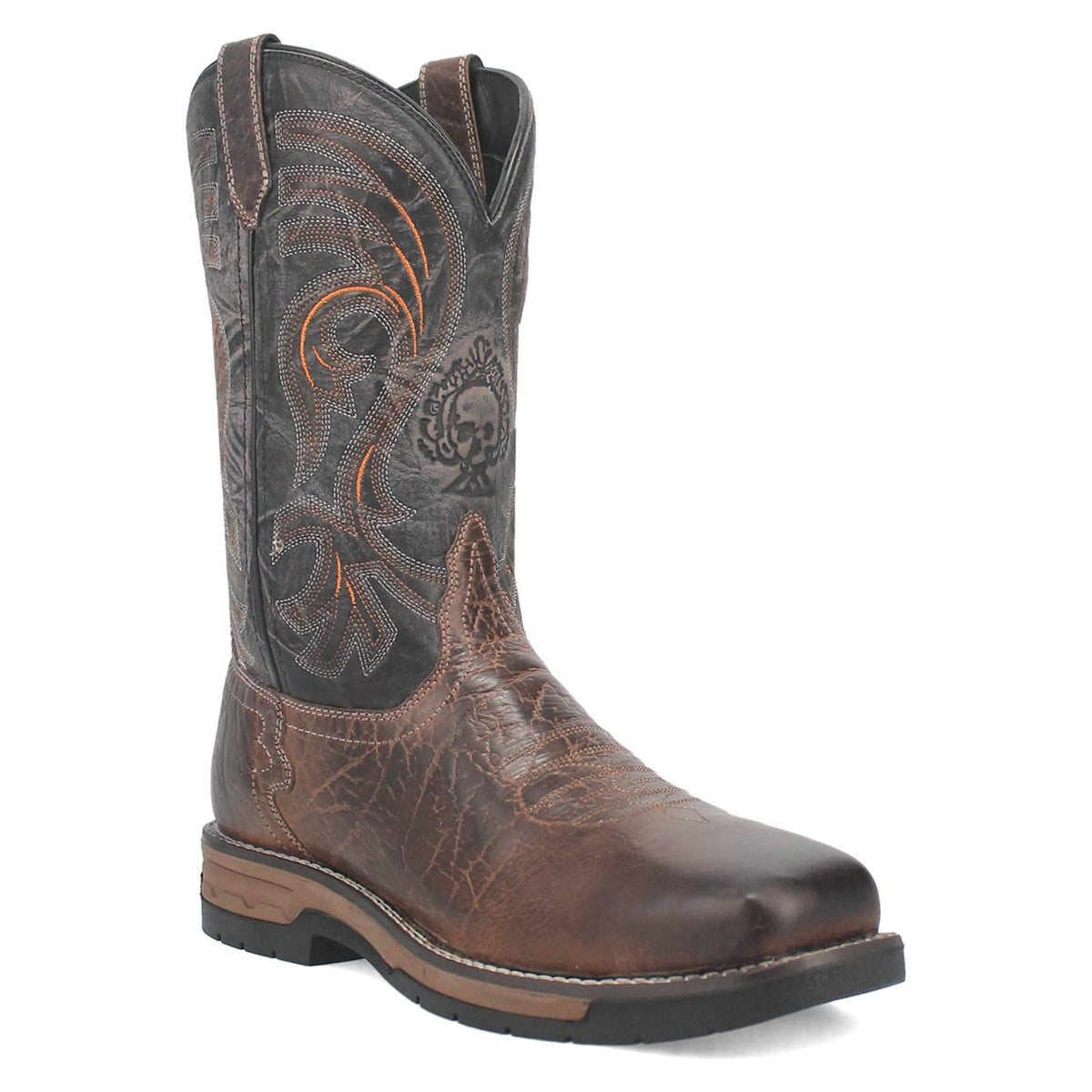Laredo Mens Hawke Skull Cowboy Work Boot Western-6820