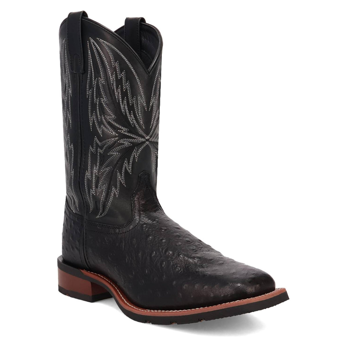 Laredo Mens Stride Full Ostrich Print Western Boots-8006