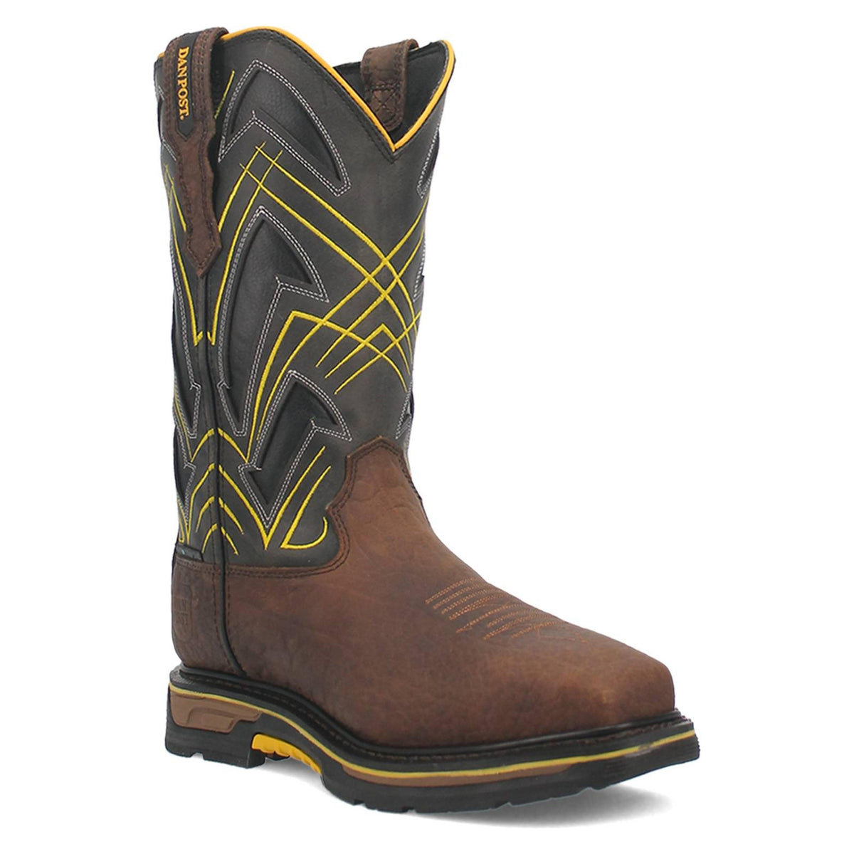 Dan Post Mens Cyclone Composite Toe Met Guard Waterproof Western Work Boot-DP59436