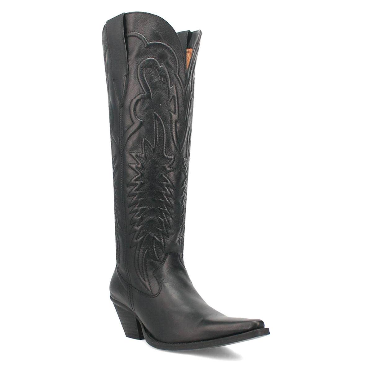 Dingo Womens Raisin Kane Black 17 Leather Boot Western-DI167-BK