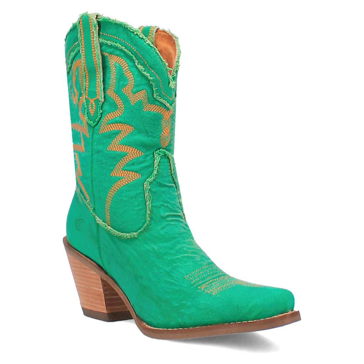 Dingo Womens YAll Need Dolly Denim Boot Green Western-DI950-GN