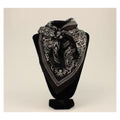 M and F Western Black Wild Rag - Mens