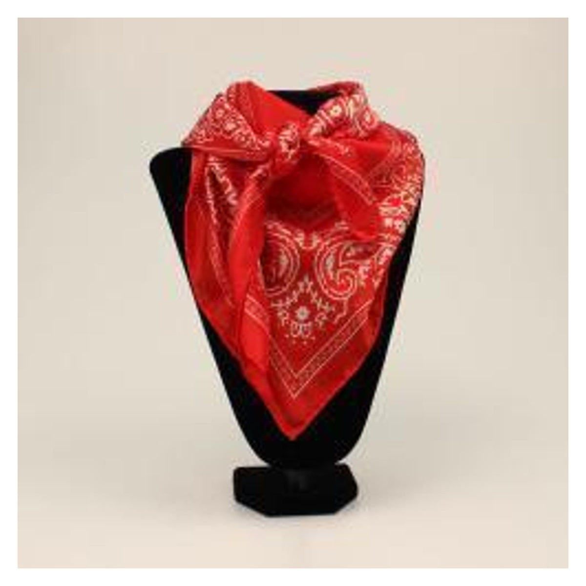 M and F Western Red Wild Rag - Mens
