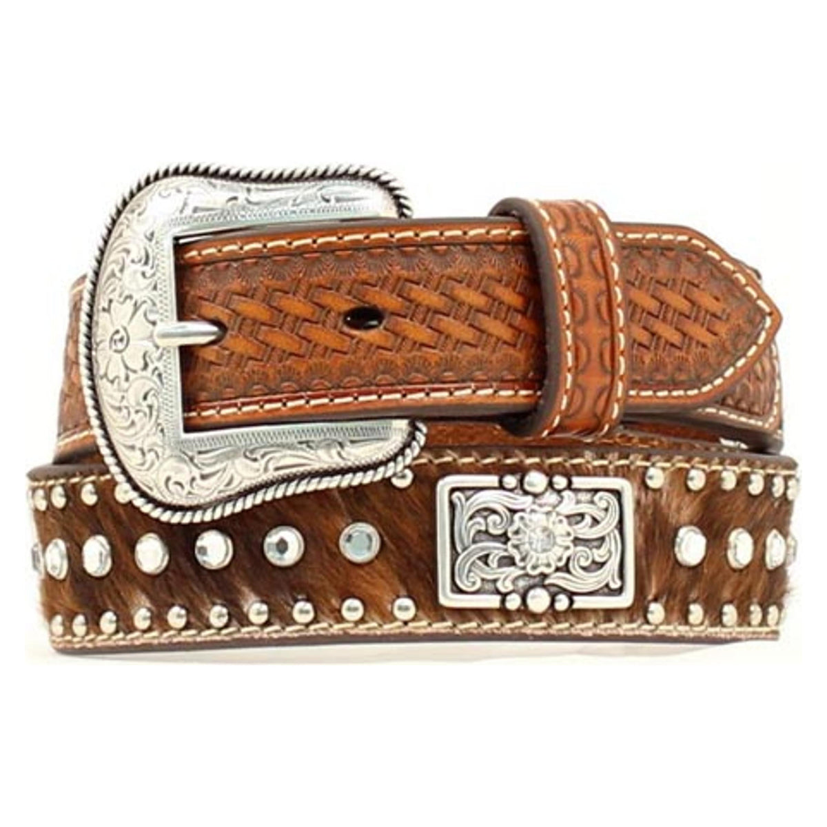 Nocona Kids Boys Calfhair Belt-N4419402