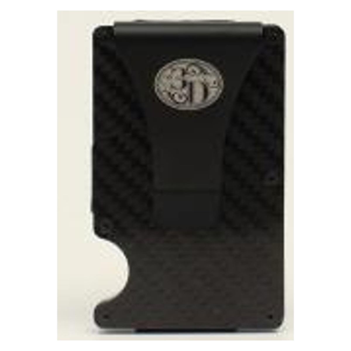 3D Mens Smart Wallet Gun Metal Black-D250002301