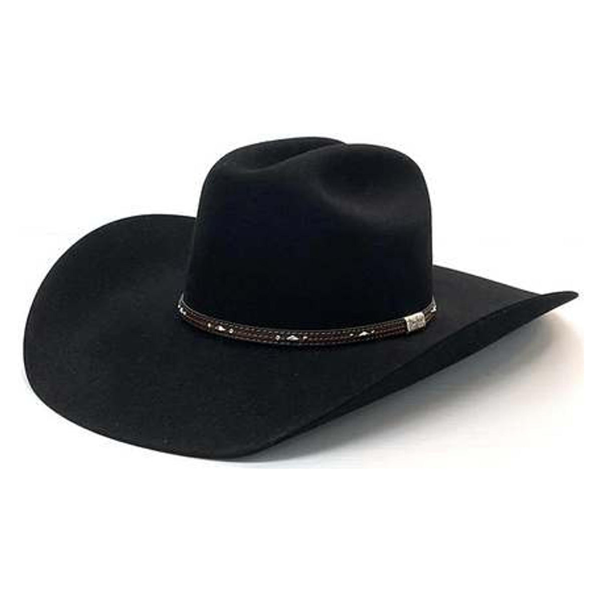 Stetson Resistol Kingman George Strait 6X Fur Felt Cowboy Hat Black-RFKHMN-524007