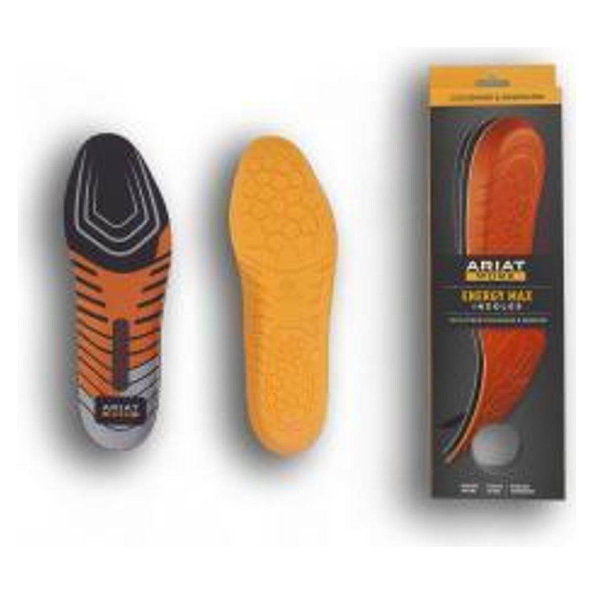 M and F Western Ariat Mens Energy Max Work Insoles Round Toe - Mens