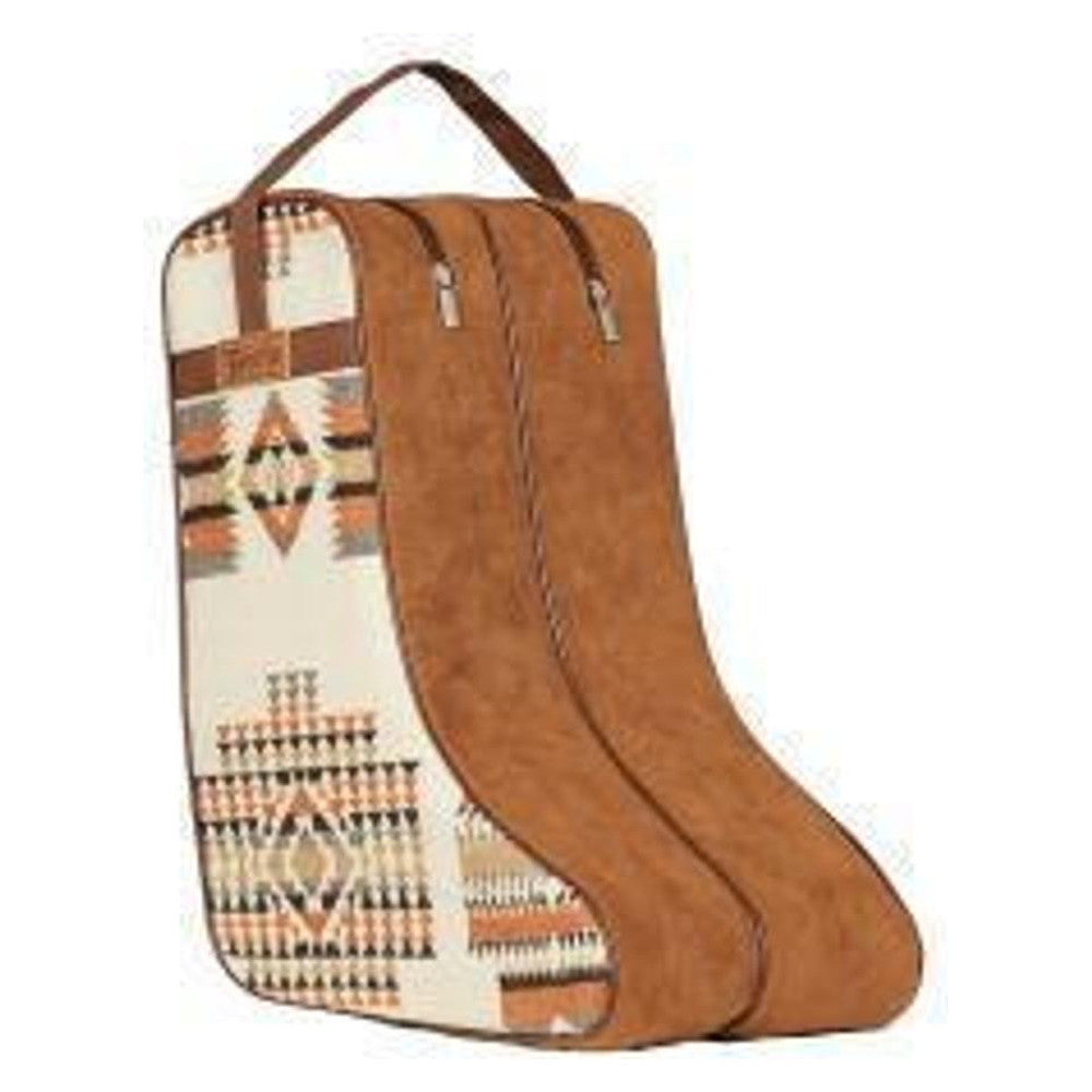 M&F Western Twister Boot Bag Southwestern Diamond Fabric Camel