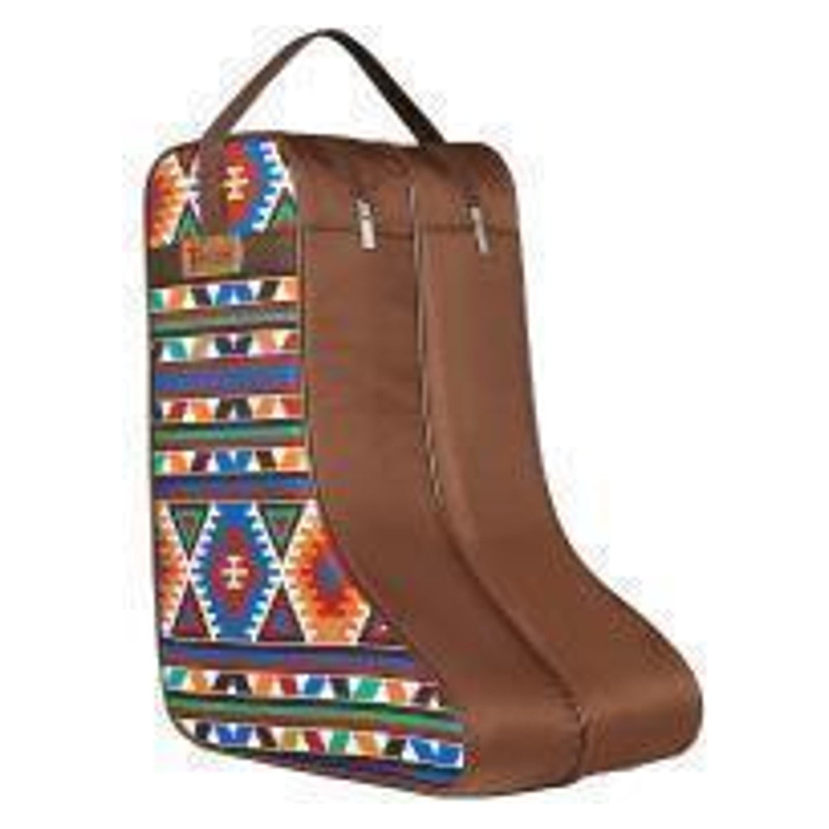 M and F Western Twister Boot Bag Southwestern Nylon Multicolor - Mens