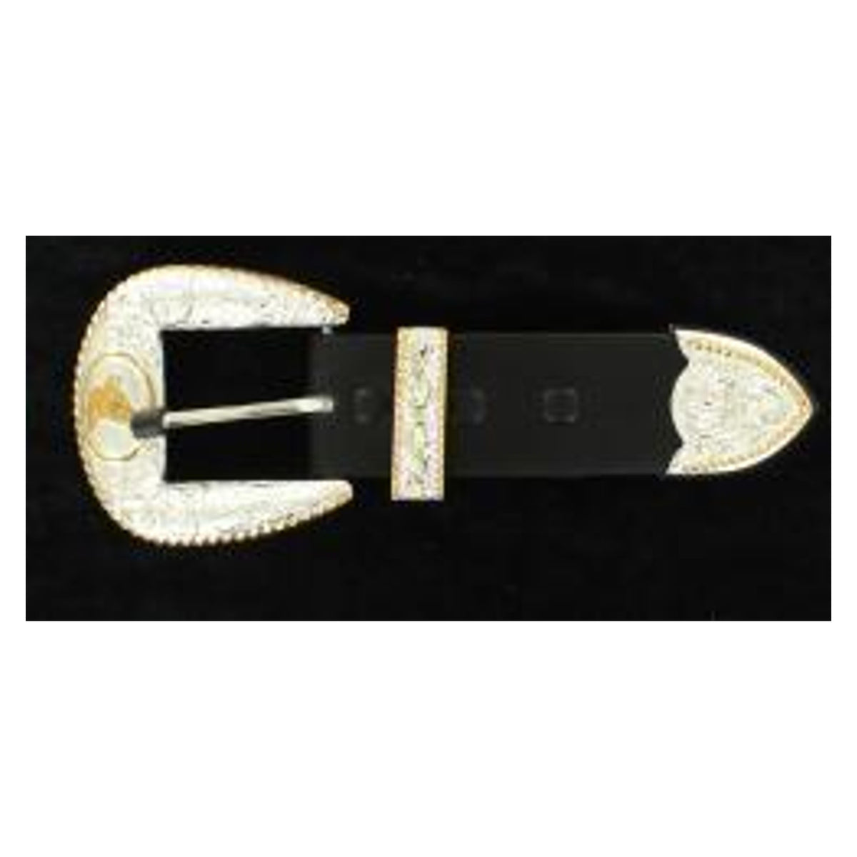 M and F Western Crumrine 3pc Classic Buckle Set