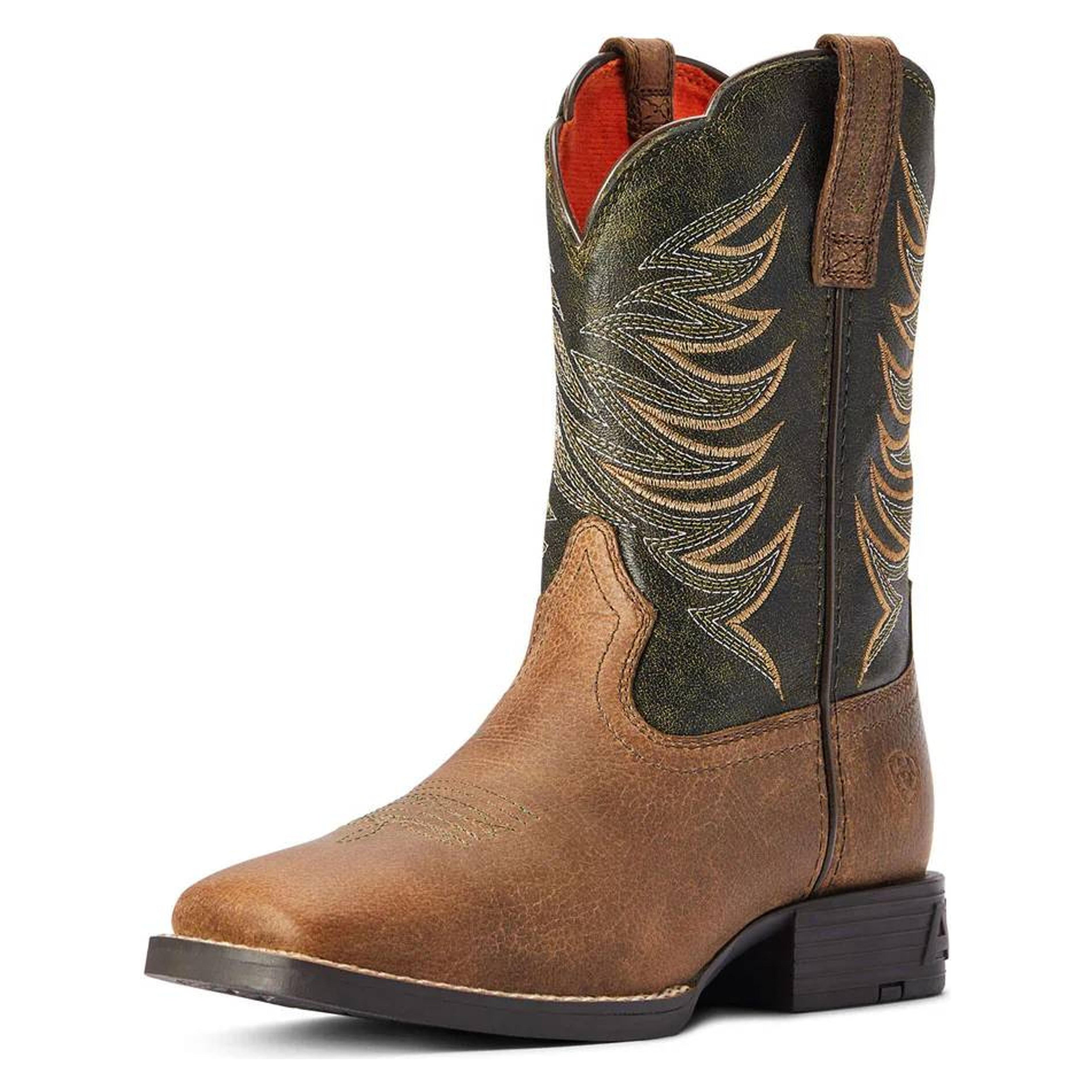 Ariat Kids Yth Firecatcher Wide Square Toe Western Boot-10042414