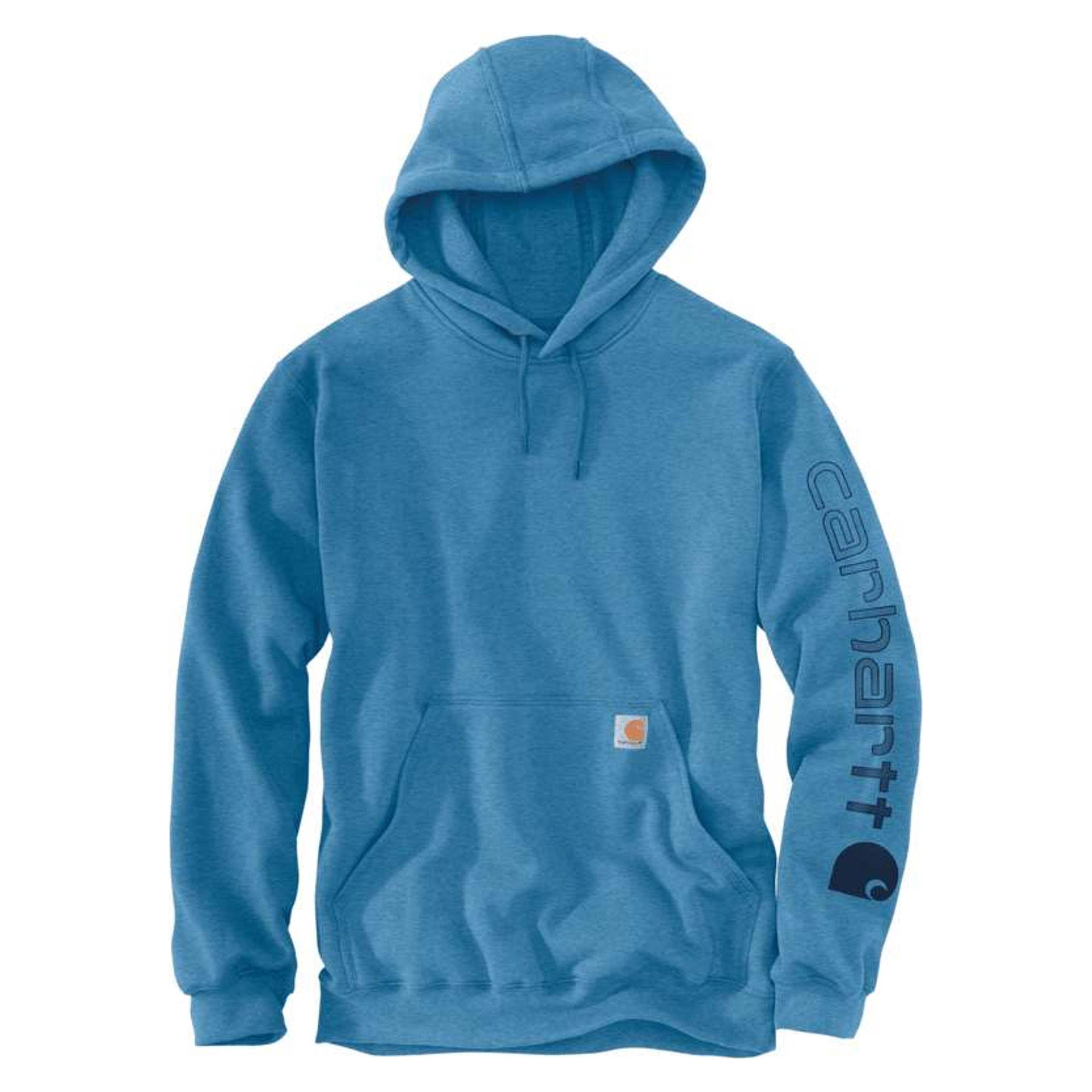 Carhartt Mens Loose Fit Midweight Logo Sleeve Graphic Hoodie Lakeshore-K288-H07