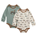 Carhartt Kids Long-sleeve Tractor Bodysuit 2pc Set-CG8986-GH5-I