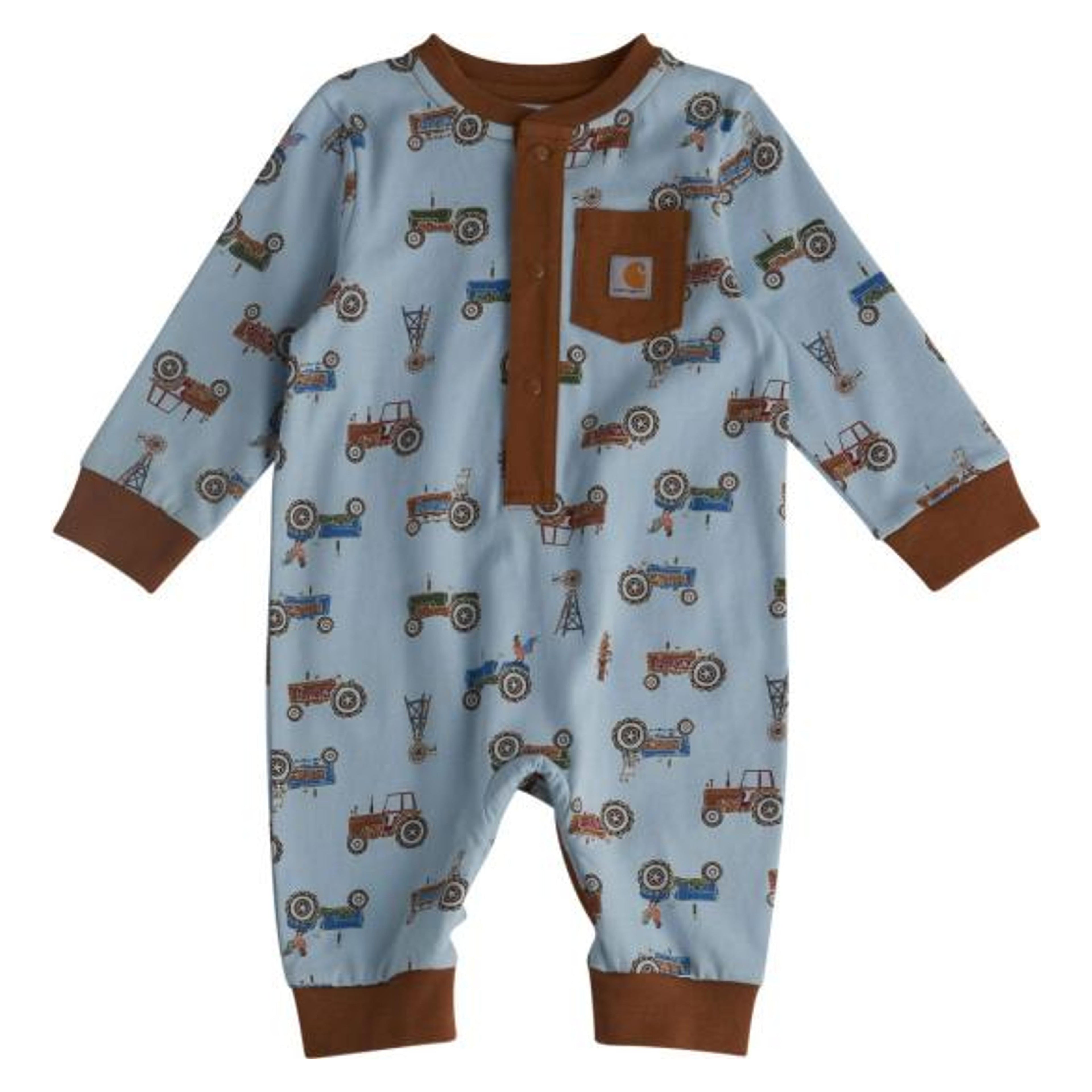 Carhartt Kids Long Sleeve Tractor Print Coverall-CM8779-B349-I