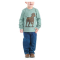 Carhartt Mens Kids Long-sleeve Dog T-shirt And Denim Pant-set-CG8104-N104-T