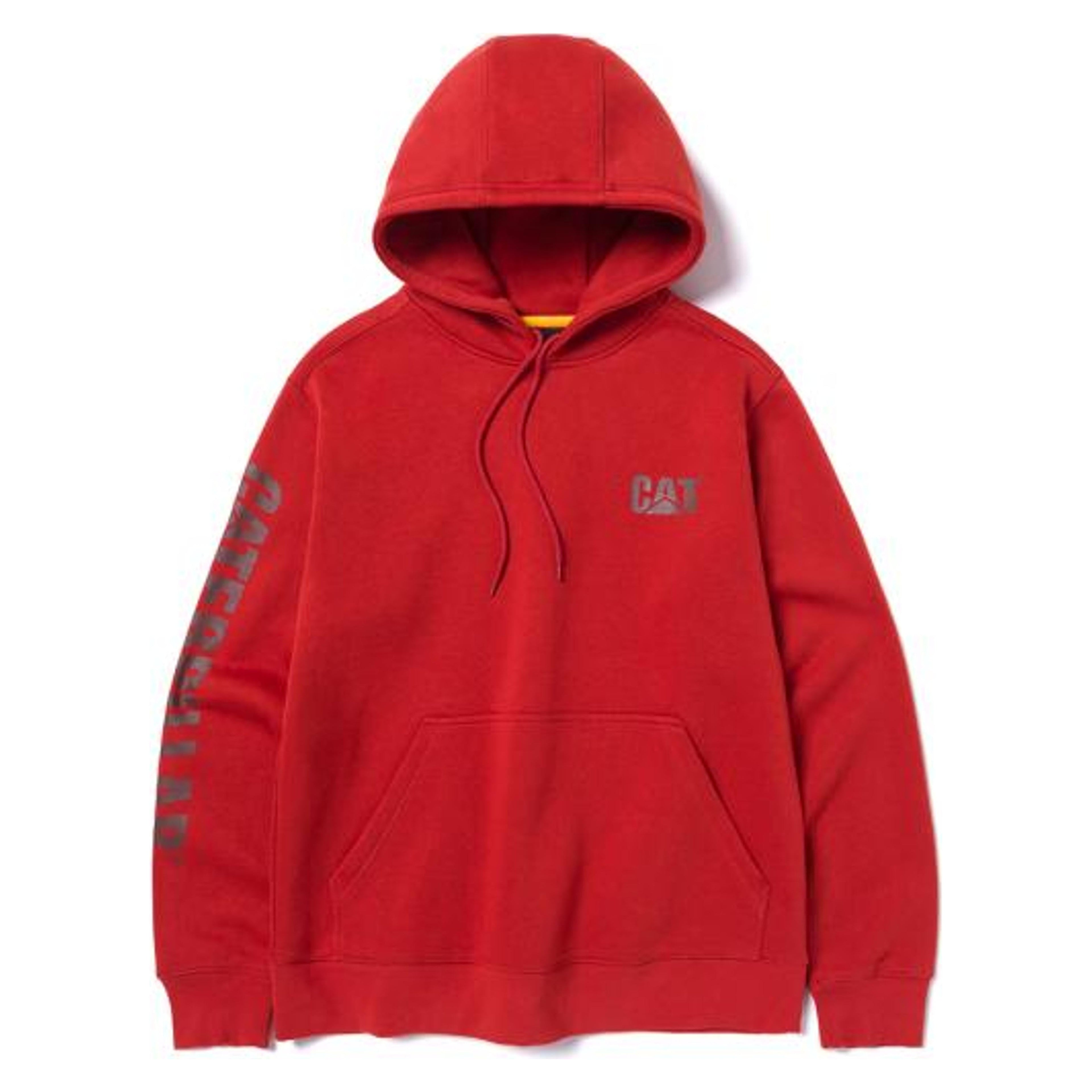 Caterpillar Mens Trademark Banner Hooded Sweatshirt-1910709-12567