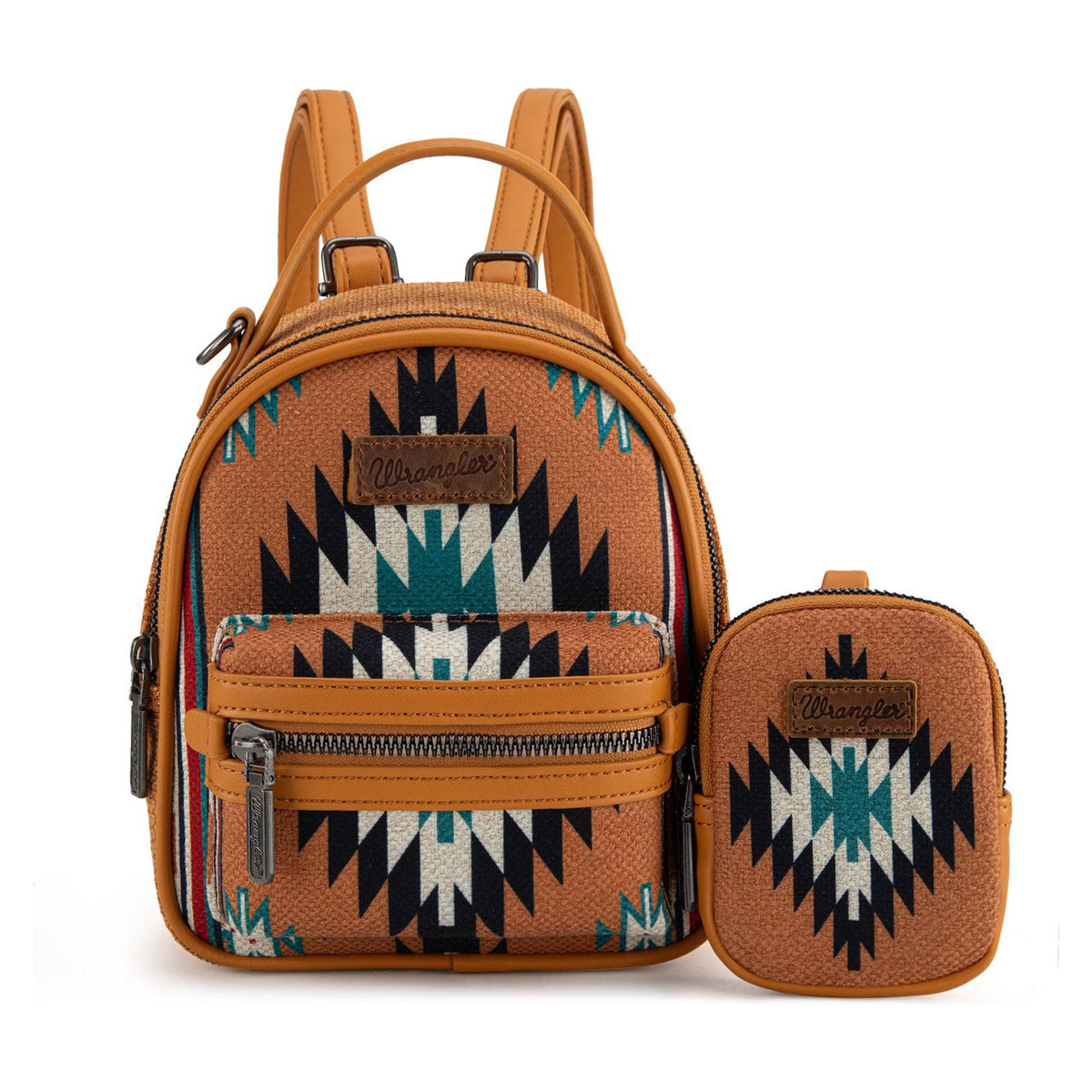 Montana West Wrangler Southwestern Mini Backpack w/ Coin Pouch-WG174-8601OR