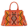 Montana West Wrangler Aztec Tote/Crossbody Bag-WG2214-8120OR