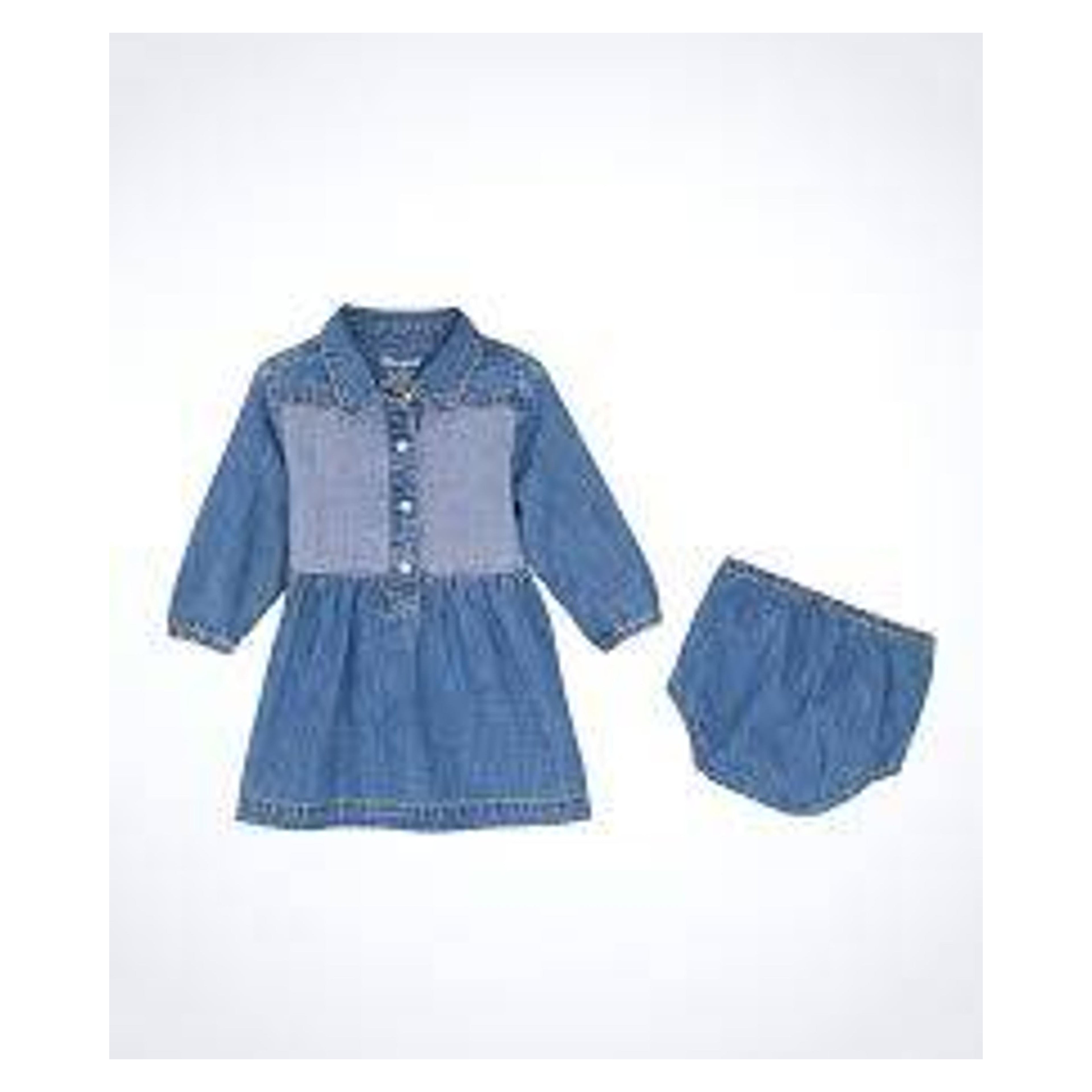 Wrangler Kids Little Denim Snap Dress-112367496