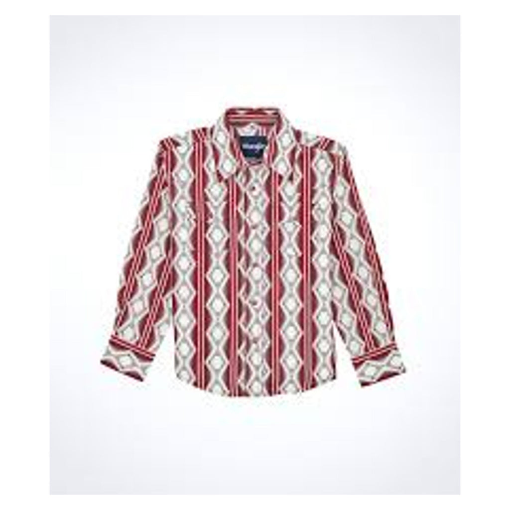 Wrangler Kids Checotah Long Sleeve Snap Shirt-112367719