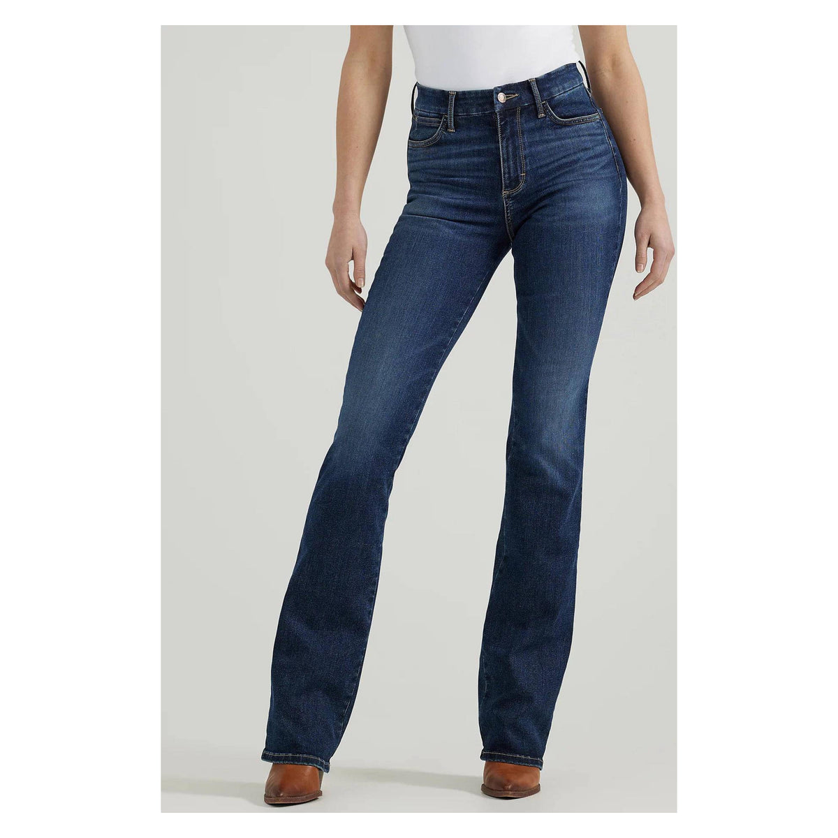 Wrangler Womens Bespoke High Rise Bootcut Jean-112359277