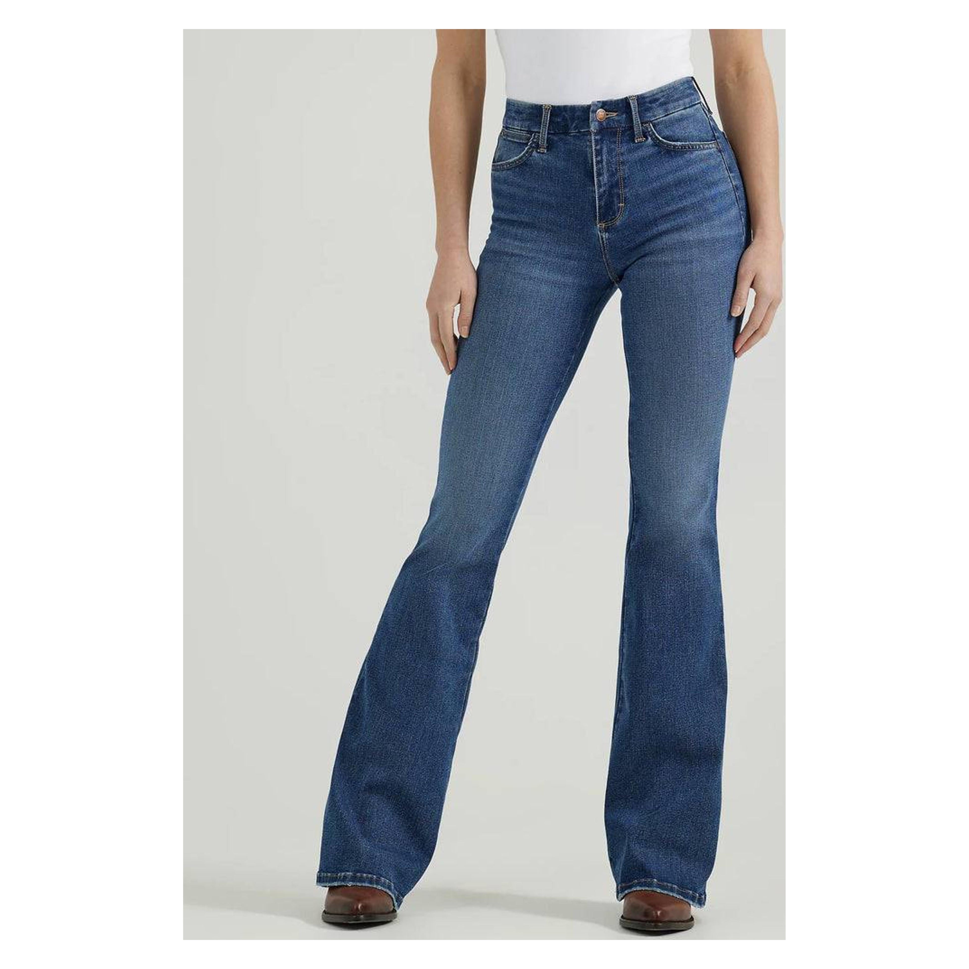 Wrangler Womens Bespoke High Rise Flare Jean-112359281