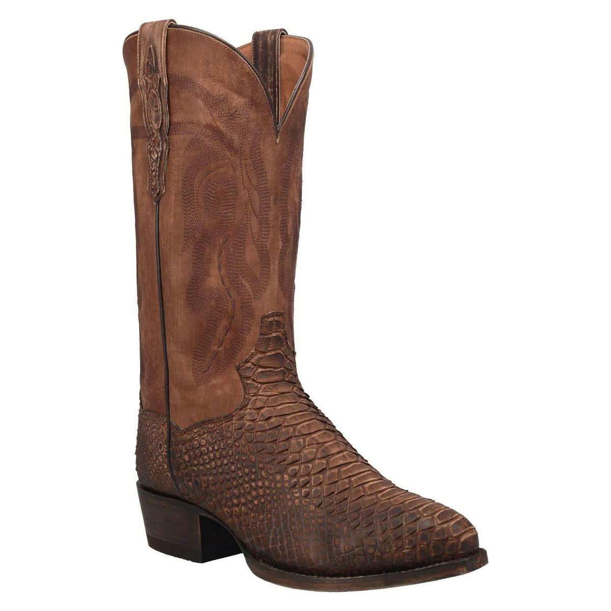 Dan Post Mens Mayson Python Faux Western Cowboy Boot-DP3395
