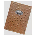 Wrangler Ostrich Print Leather Trifold Wallet Tan-7603001-210
