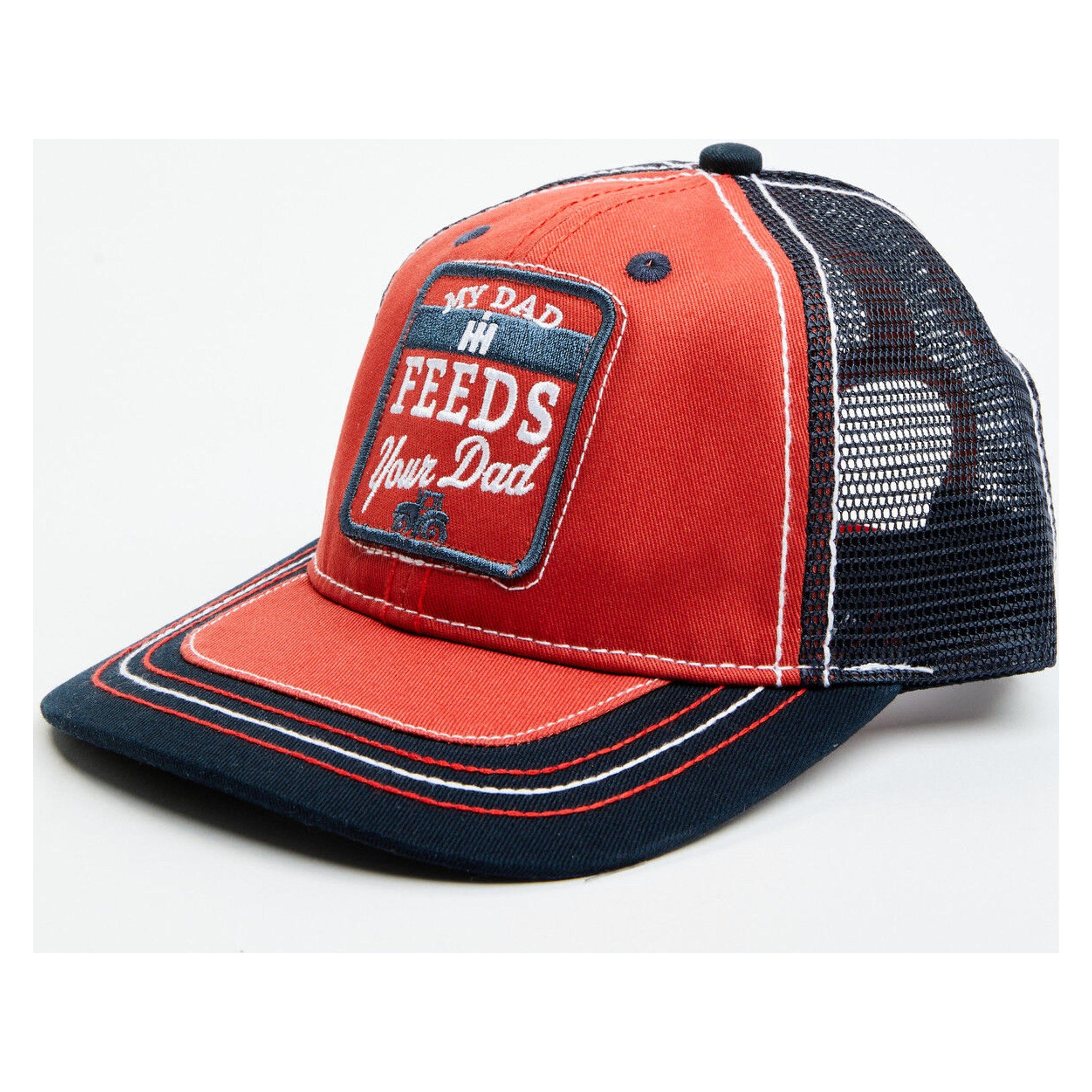 540 Brands Toddler IH InchMy Dad Feeds Your Dad Inch Trucker Hat - Kid