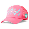 Ariat Womens Pony Flow Southwest Print Logo Hot Pink-A300086029