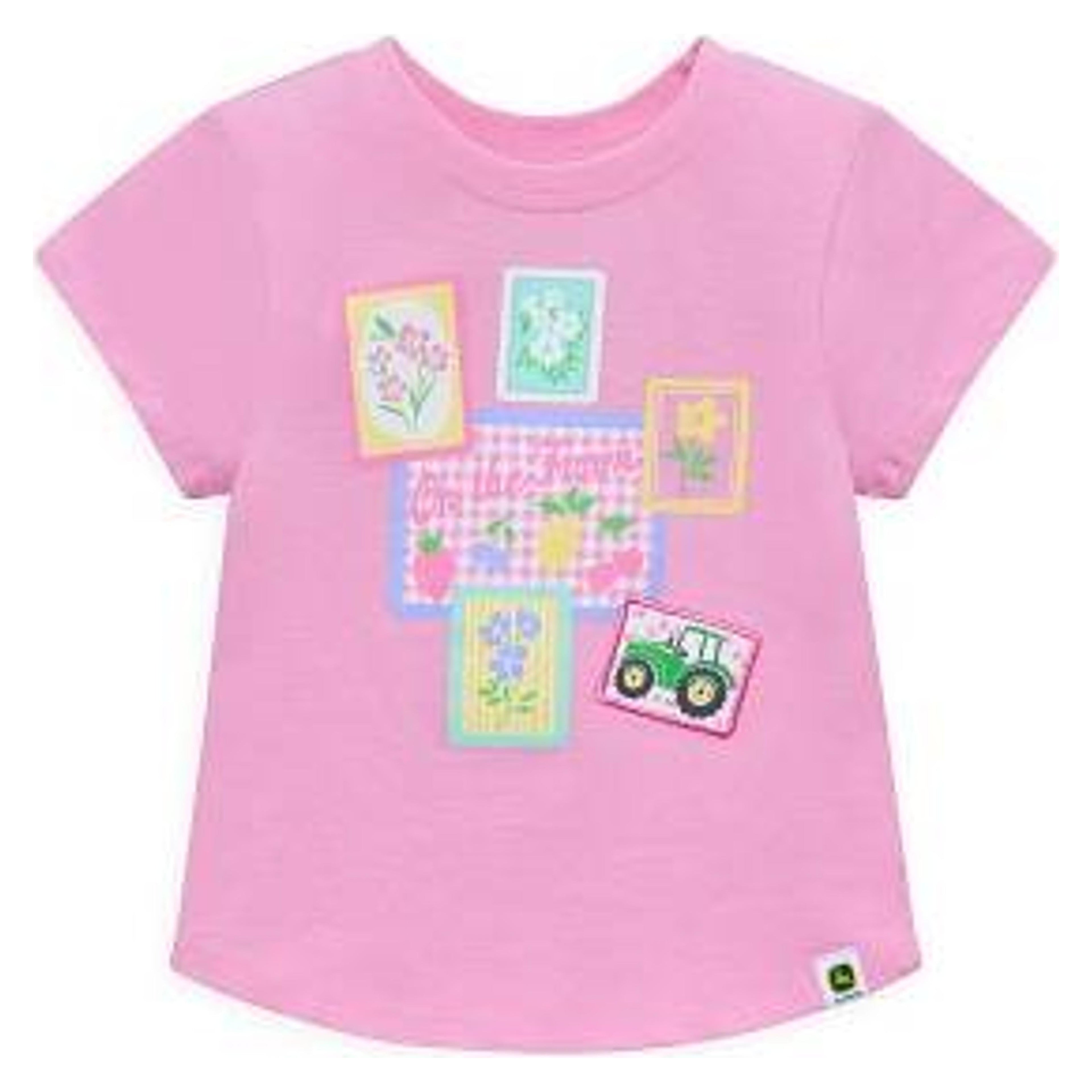 John Deere Kids Patchwork Tee-76T6945JR