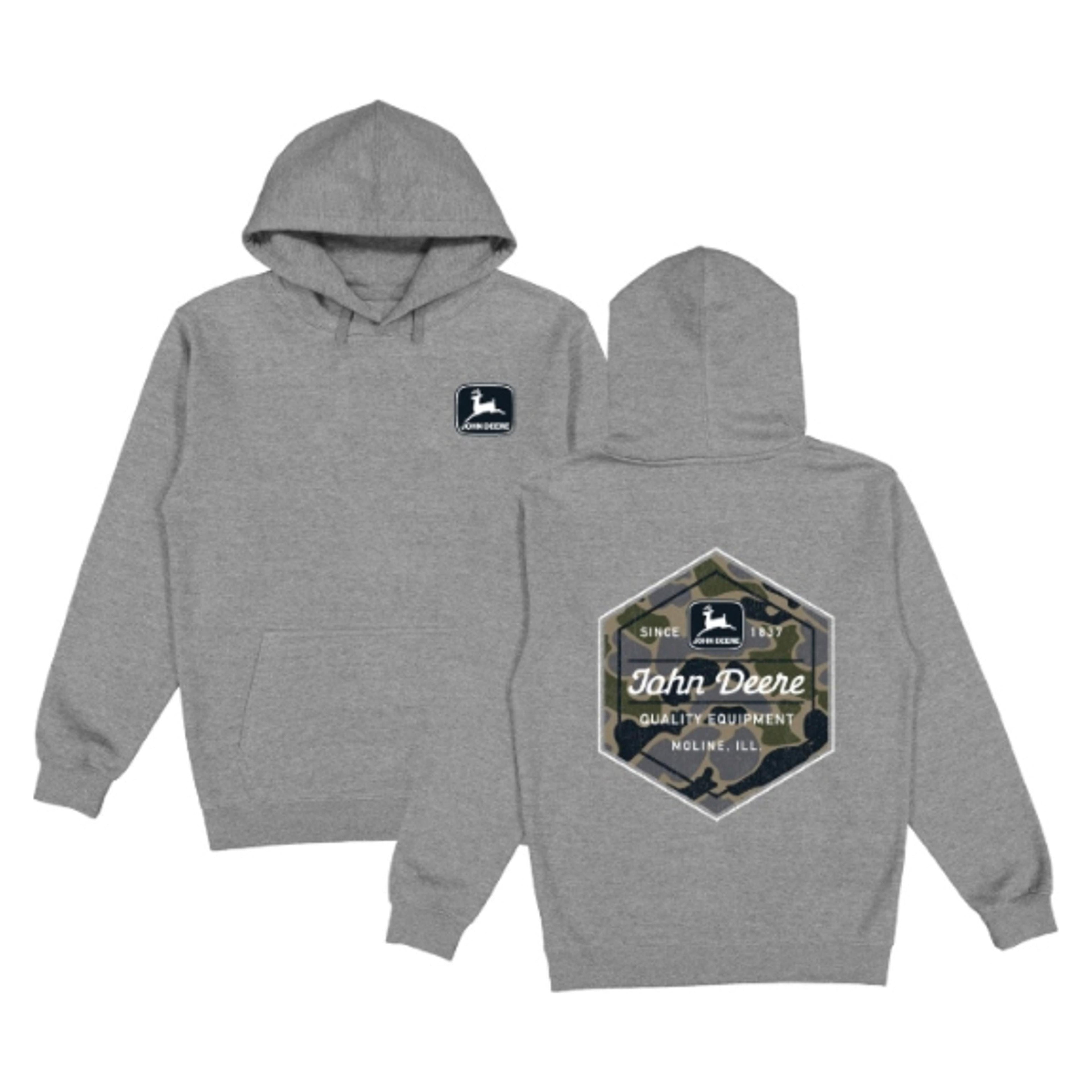 John Deere Mens Camo Logo Hoodie-JREG-02X1-JDR-ZAS