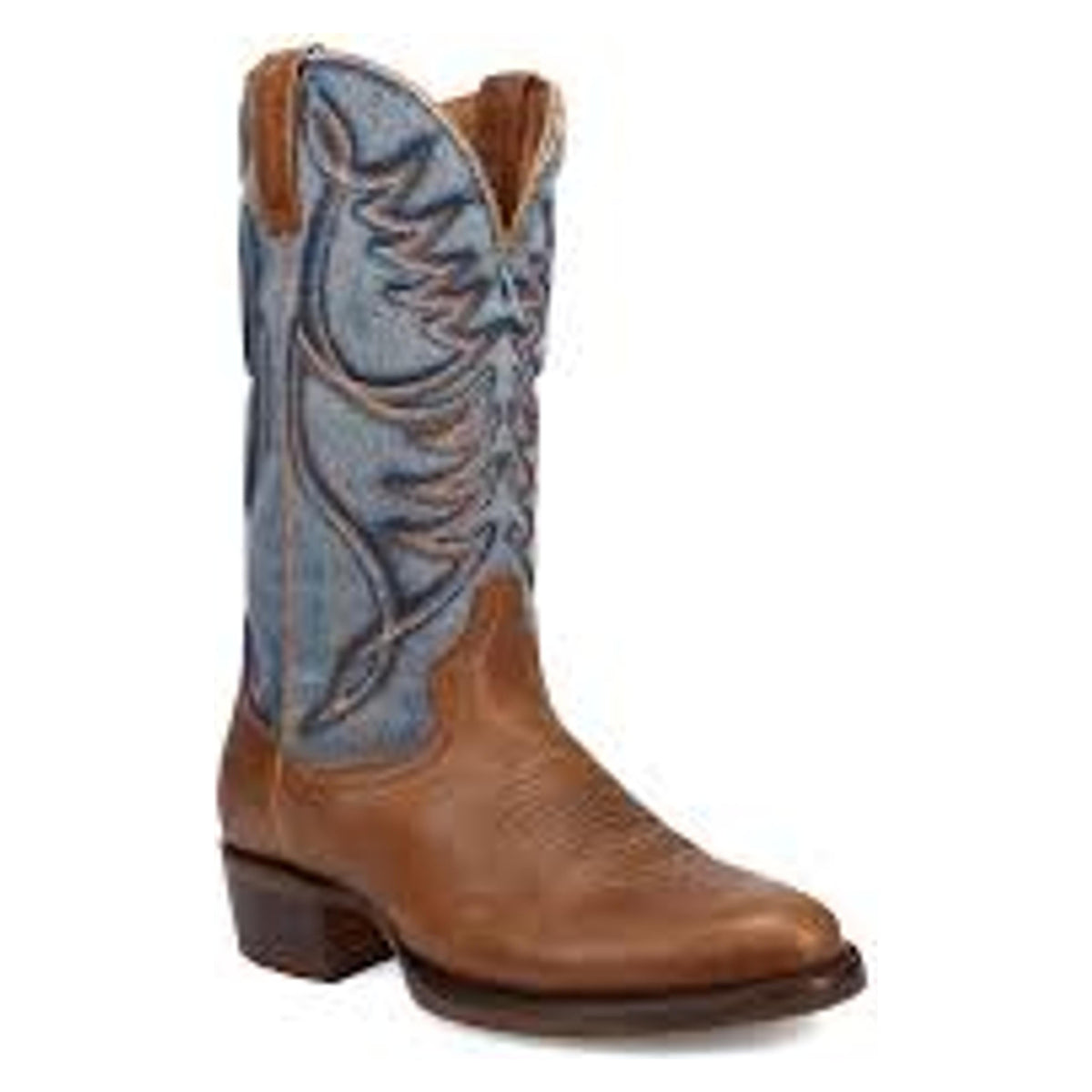 Dan Post Mens Bullock Leather and Denim Western Boot-DP3315