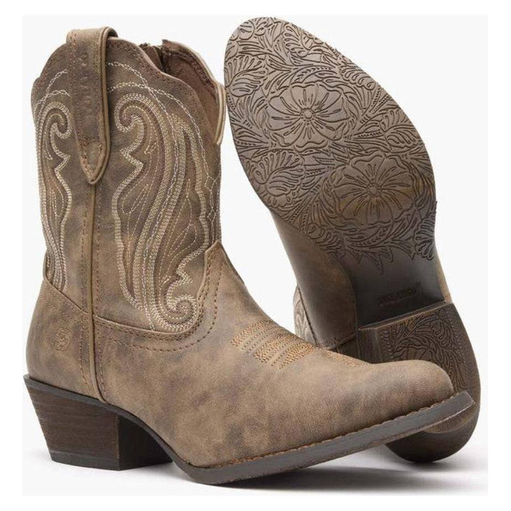 Rocky, Durango, Muck Boots Crush By Durango® Women's Distressed Shortie Western Boot