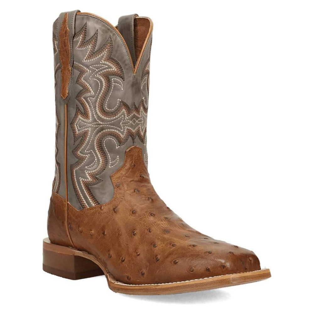 Dan Post Drayden Ostrich Tan And Grey-DP5267