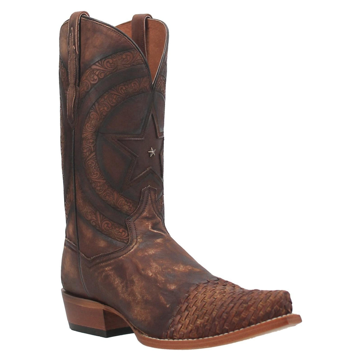 Dan Post Mens Handpainted Star Snip Western Cowboy Boot-DP80111