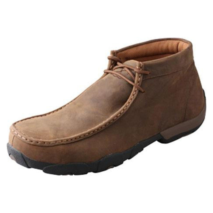 Twisted X Mens Work Chukka Driving Moc | Mdmw001 Waterproof Leather Work Bo-MDMW001