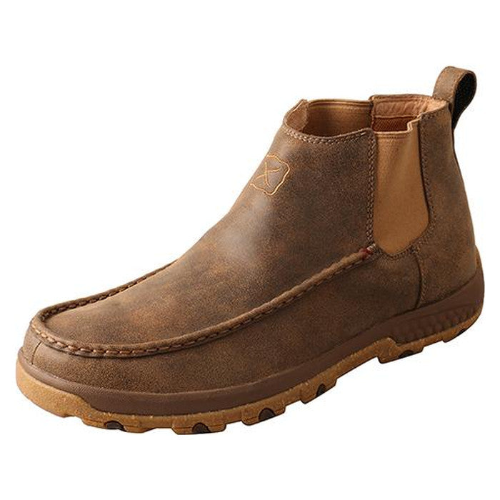 Twisted X Mens 4" Chelsea Driving Moc | Mxcg001 Leather Western Boot-MXCG001