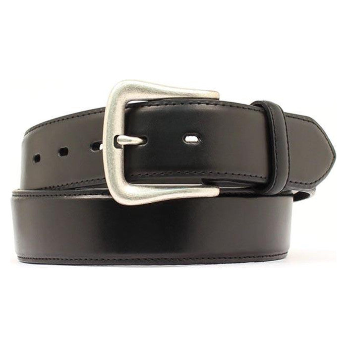 M and F Western Black 1-1/2" Leather Belt - Mens