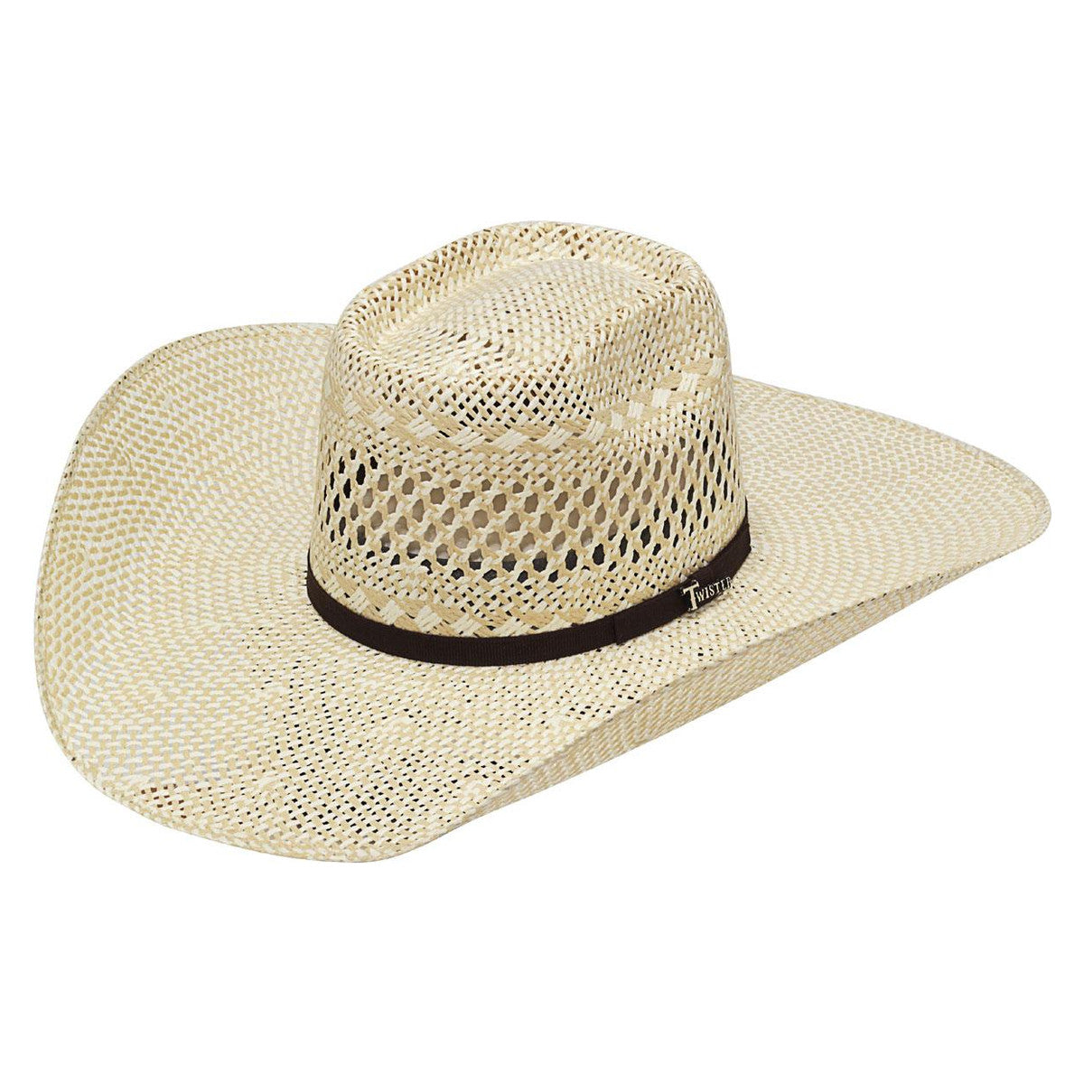 Twister Twisted Weave Western Hat Ivory Tan-T71223