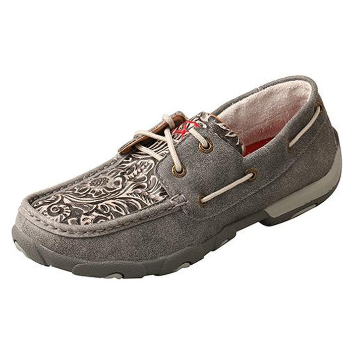 Twisted X Womens Boat Shoe Driving Moc | Wdm0130 Leather Western Boot-WDM0130