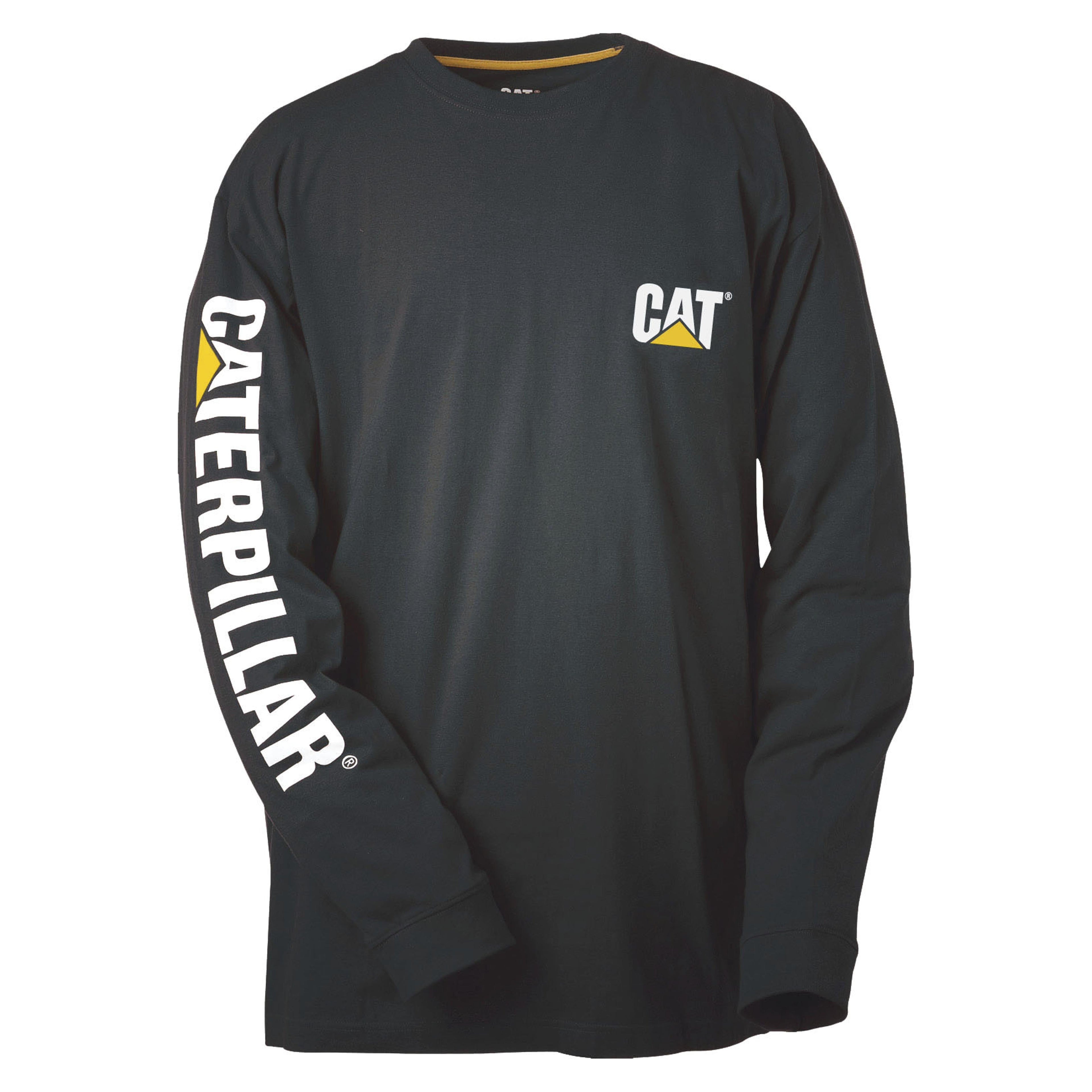 Caterpillar Mens Trademark Banner Long Sleeve Tee 3325-1510034-016