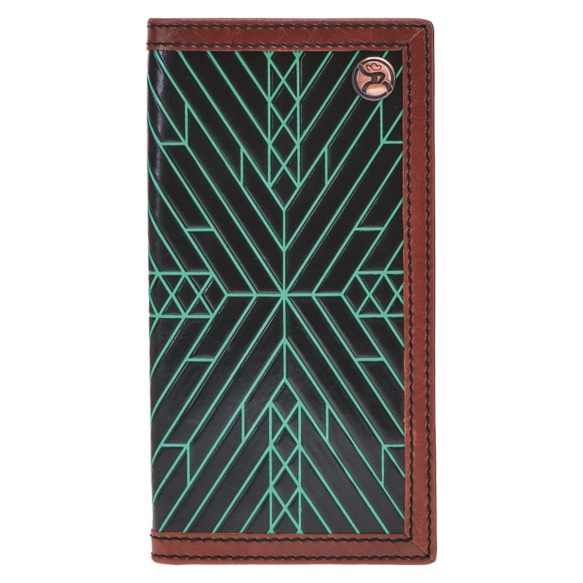 Hooey Rodeo Neon Moon Turq Aztec-RW002-BKBR