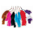 Western Express Feather Tail Clip - White-FC-TAIL-WHT