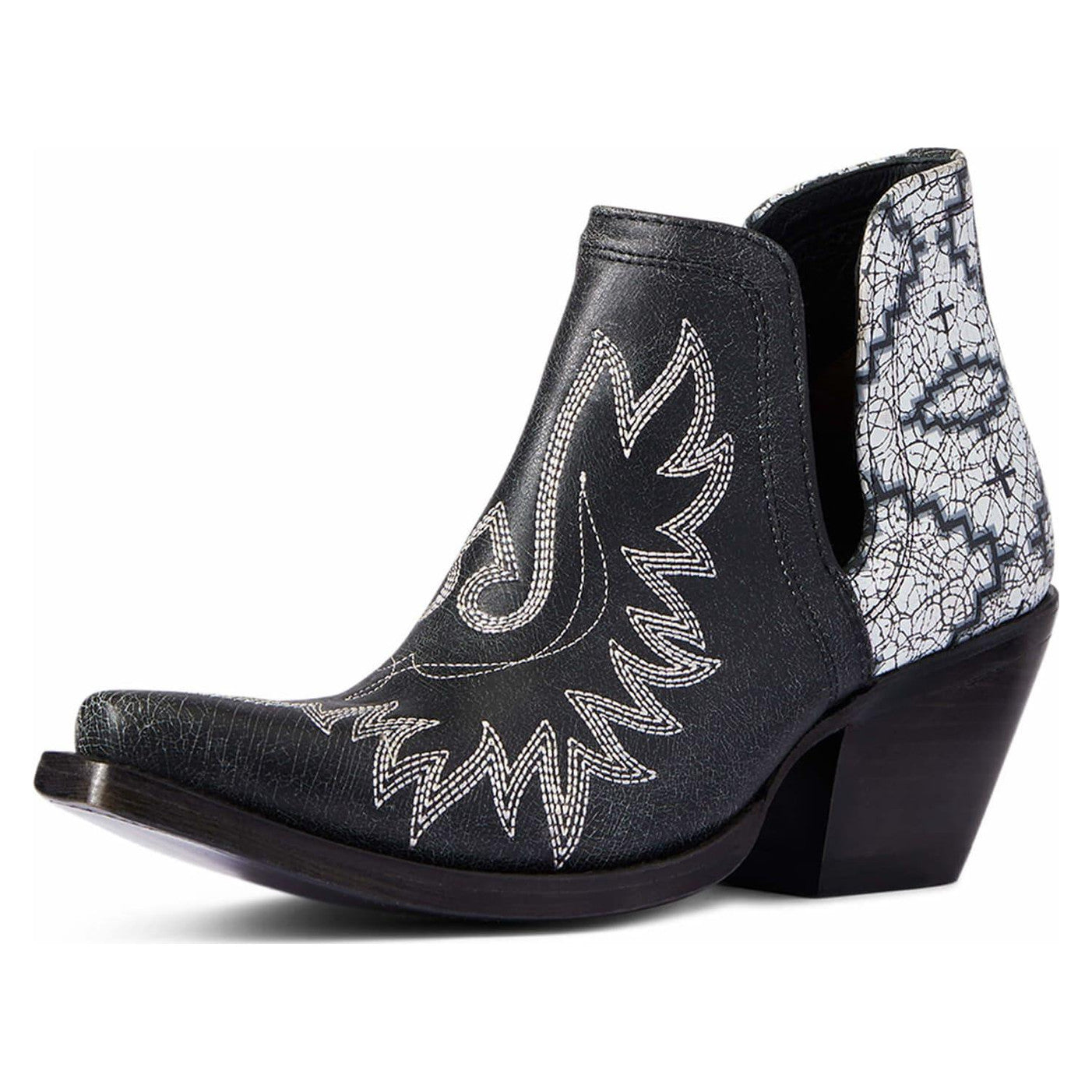 Ariat Womens Pendleton Dixon Dstrsd Blk/kva-10038475