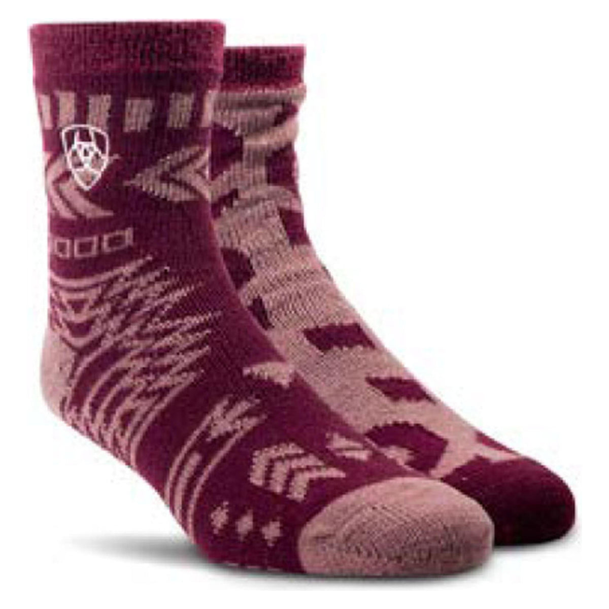 Ariat Mens 2 Pack Cozy Aloe House Sock-AR3105-650